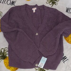 Purple girls  Sweater XL 14